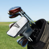 Modernes Personalisiertes Fettmonogramm und Name Golf Headcover (In Situ)