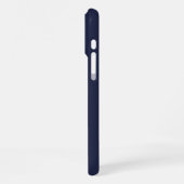 Modernes Personalisiertes Fettmonogramm und Name iPhone Hülle (Linke Seite)