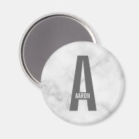 Modernes Personalisiertes Fettmonogramm und Name