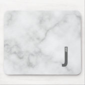 Modernes Personalisiertes Fettmonogramm und Name Mousepad (Vorne)