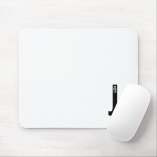 Modernes Personalisiertes Fettmonogramm und Name Mousepad