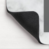 Modernes Personalisiertes Fettmonogramm und Name Mousepad (Ecke)