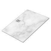 Modernes Personalisiertes Fettmonogramm und Name Notizblock (angewinkelt)