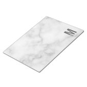 Modernes Personalisiertes Fettmonogramm und Name Notizblock (angewinkelt)