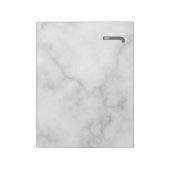 Modernes Personalisiertes Fettmonogramm und Name Notizblock (Rotiert)