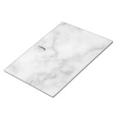 Modernes Personalisiertes Fettmonogramm und Name Notizblock (angewinkelt)
