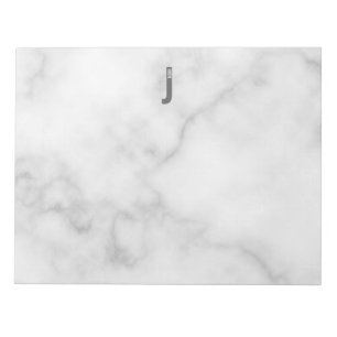 Modernes Personalisiertes Fettmonogramm und Name Notizblock