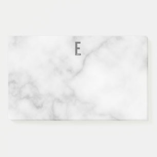 Modernes Personalisiertes Fettmonogramm und Name Post-it Klebezettel