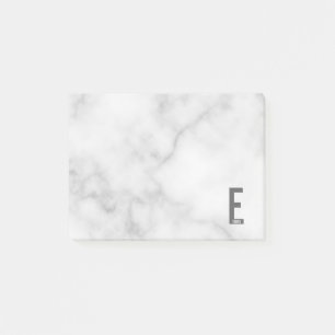 Modernes Personalisiertes Fettmonogramm und Name Post-it Klebezettel