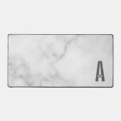 Modernes Personalisiertes Fettmonogramm und Name Schreibtischunterlage (Vorderseite)