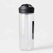 Modernes Personalisiertes Fettmonogramm und Name Trinkflasche (Vorderseite)