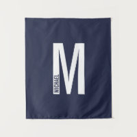 Modernes Personalisiertes Fettmonogramm und Name