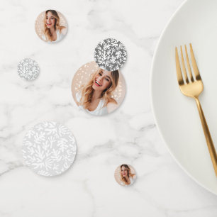 Modernes Personalisiertes Foto 16. Geburtstag Konfetti