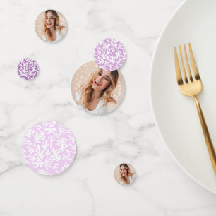 Modernes Personalisiertes Foto 16. Geburtstag Konfetti