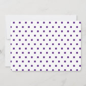 Modernes personalisiertes Foto Einladung (Rückseite)