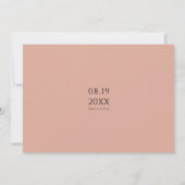 Modernes Personalisiertes Foto Flat Danke Karte (Rückseite)