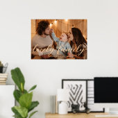 Modernes, Personalisiertes Foto für  Drehbücher Poster (Heimbüro)