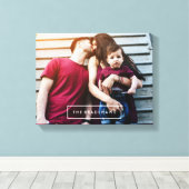 Modernes Personalisiertes Foto Leinwanddruck (Insitu (Holzboden))