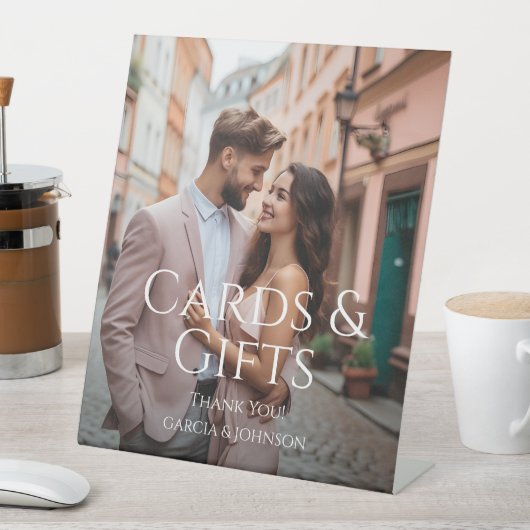 Modernes Personalisiertes Foto Sockelschild (In Situ)