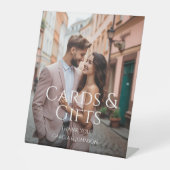 Modernes Personalisiertes Foto Sockelschild (Vorderseite)