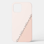 Modernes personalisiertes geometrisches Rosa Case-Mate iPhone Hülle (Rückseite)