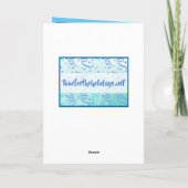 Modernes Personalisiertes Happy Birthday Uncle Karte (Rückseite)