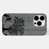 Modernes, personalisiertes Holz Case-Mate iPhone Hülle (Rückseite (Horizontal))