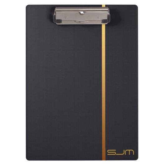 Modernes personalisiertes kleines klemmbrett (Vorderseite)