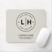 Modernes Personalisiertes Logo Mousepad (Mit Mouse)