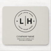 Modernes Personalisiertes Logo Mousepad (Vorne)