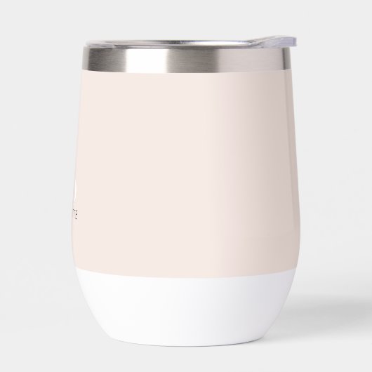 Modernes Personalisiertes Mit Monogramm Rosa (Links)