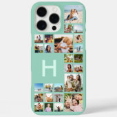 Modernes Personalisiertes Monogramm für benutzerde Case-Mate iPhone Hülle (Rückseite)