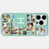 Modernes Personalisiertes Monogramm für benutzerde Case-Mate iPhone Hülle (Rückseite (Horizontal))