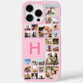 Modernes Personalisiertes Monogramm für benutzerde Case-Mate iPhone Hülle (Rückseite)