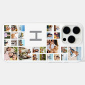 Modernes Personalisiertes Monogramm für benutzerde Case-Mate iPhone Hülle (Rückseite (Horizontal))