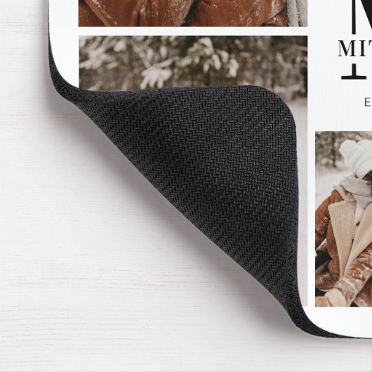 Modernes Personalisiertes Monogramm-Geschenk für d Mousepad (Ecke)