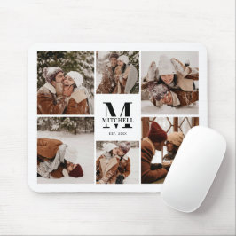 Modernes Personalisiertes Monogramm-Geschenk für d Mousepad