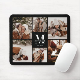 Modernes Personalisiertes Monogramm-Geschenk für d Mousepad