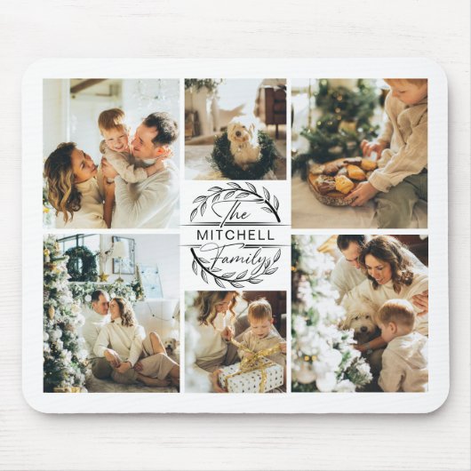 Modernes Personalisiertes Monogramm-Geschenk für d Mousepad (Vorne)