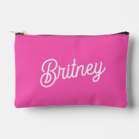 Modernes, Personalisiertes Monogramm mit Hot Pink 