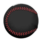 Modernes Personalisiertes Monogramm und Name Baseball (Vorderseite Links)