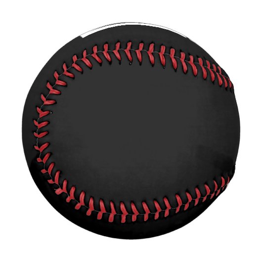 Modernes Personalisiertes Monogramm und Name Baseball (Vorderseite Links)