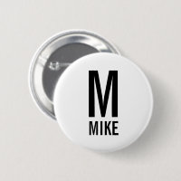 Modernes Personalisiertes Monogramm und Name