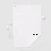 Modernes Personalisiertes Monogramm und Name Golfhandtuch (Insitu)