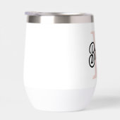 Modernes Personalisiertes Monogramm und Name Paste (Rechts)