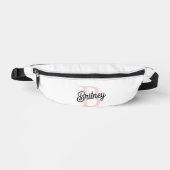 Modernes Personalisiertes Monogramm und Name Paste Bauchtasche (Vorderseite)