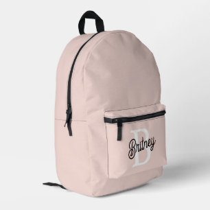Modernes Personalisiertes Monogramm und Name Paste Bedruckter Rucksack