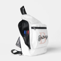 Modernes Personalisiertes Monogramm und Name Paste