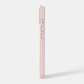 Modernes Personalisiertes Monogramm und Name Paste iPhone 15 Hülle (Linke Seite)
