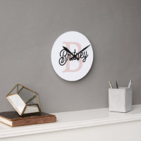 Modernes Personalisiertes Monogramm und Name Paste